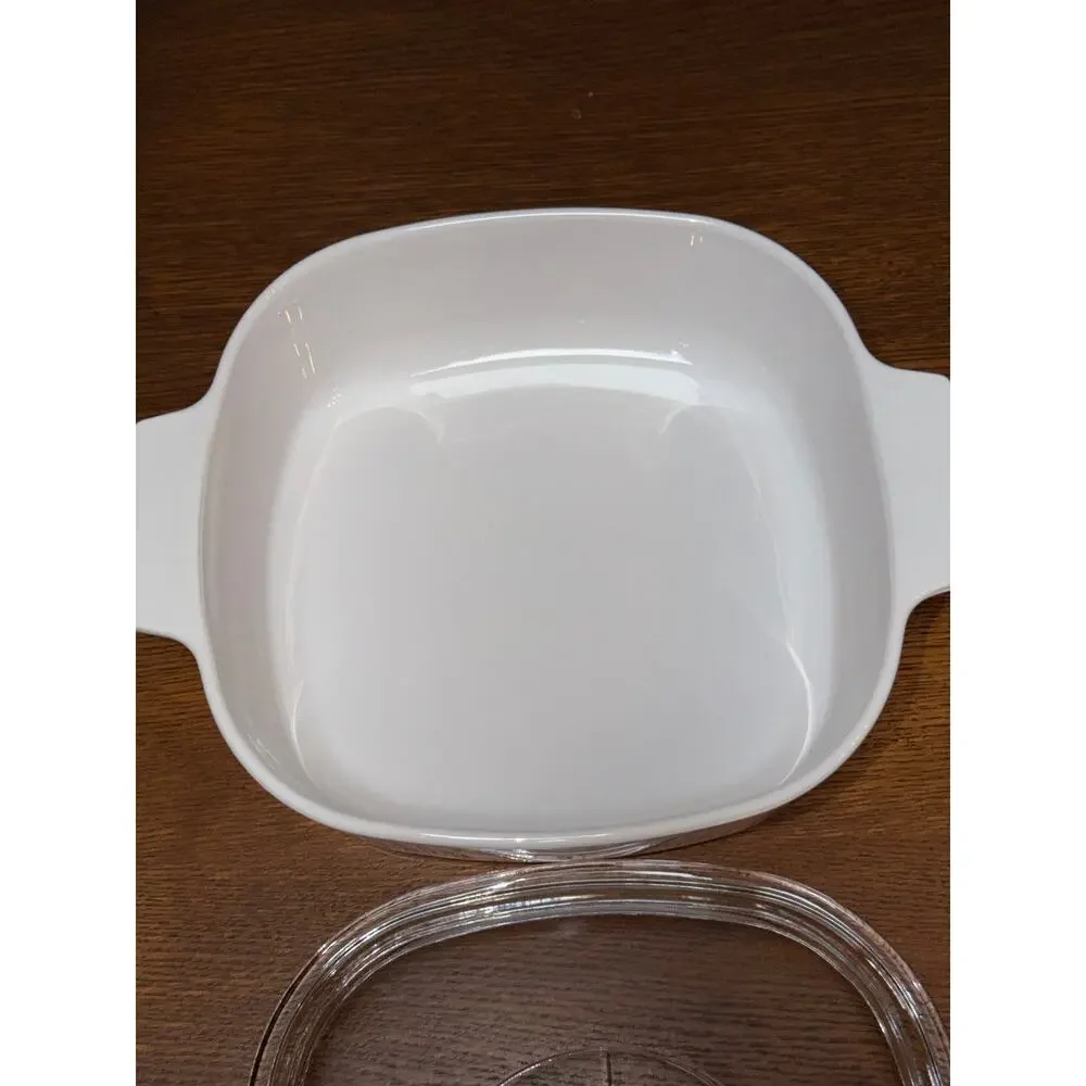 CorningWare Just White/All White Casserole Set 1QT A-1-B 2QT A-2-B, P-43-B 700ml